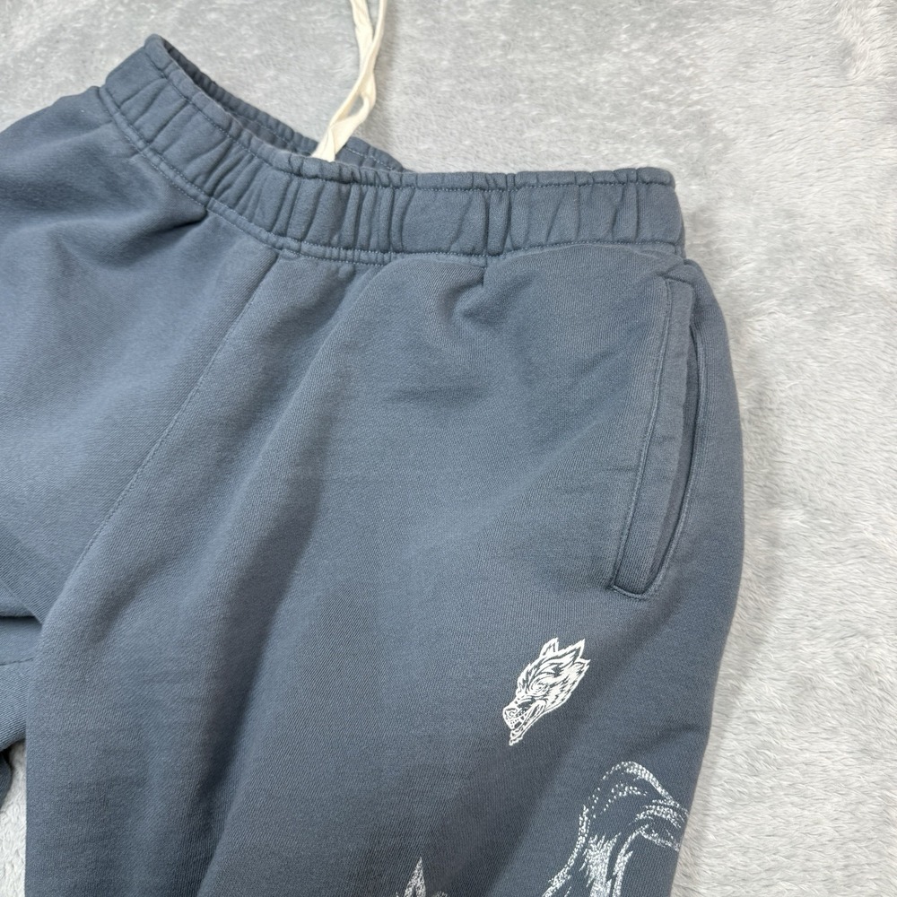 Darc Sport Wolves SHE Sweatpants Small Blue Baggy Wide Leg Limited Edition - Picture 8 of 12